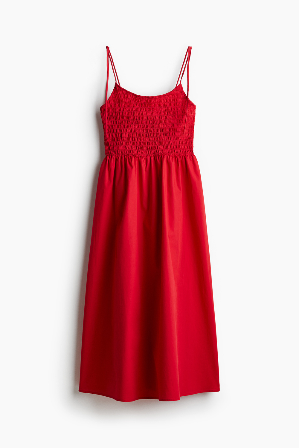 Платье со сборками и завязывающимися бретелями - H&M