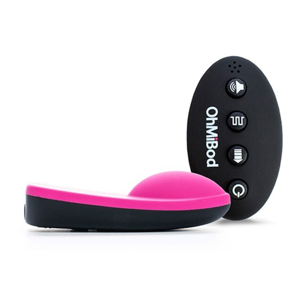 Вибромассажер с дистанционным управлением Club Vibe 3.OH Music OhMiBod , 3 способа управления (7,5 см ,фуксия с черным) (Цвет: фуксия с черным)