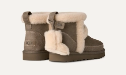 UGG Угги Classic Mini Heritage, серо-зеленый
