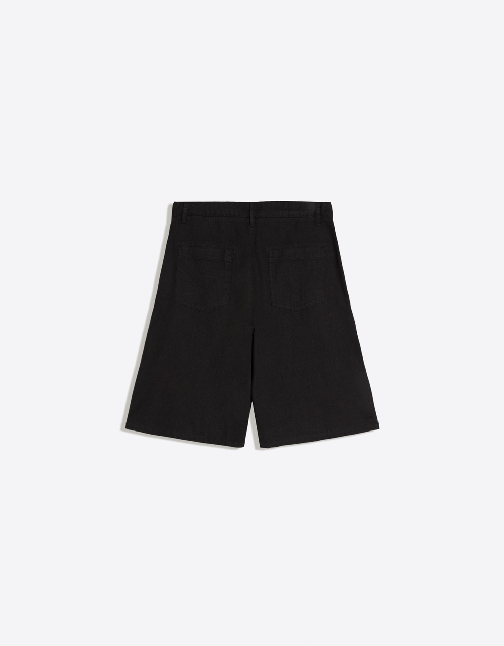 Мужские бермуды super baggy fit с льном - BERSHKA