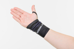 Кистевые бинты Totemic Clo неэластичные шнурковые, 8*56см, синие