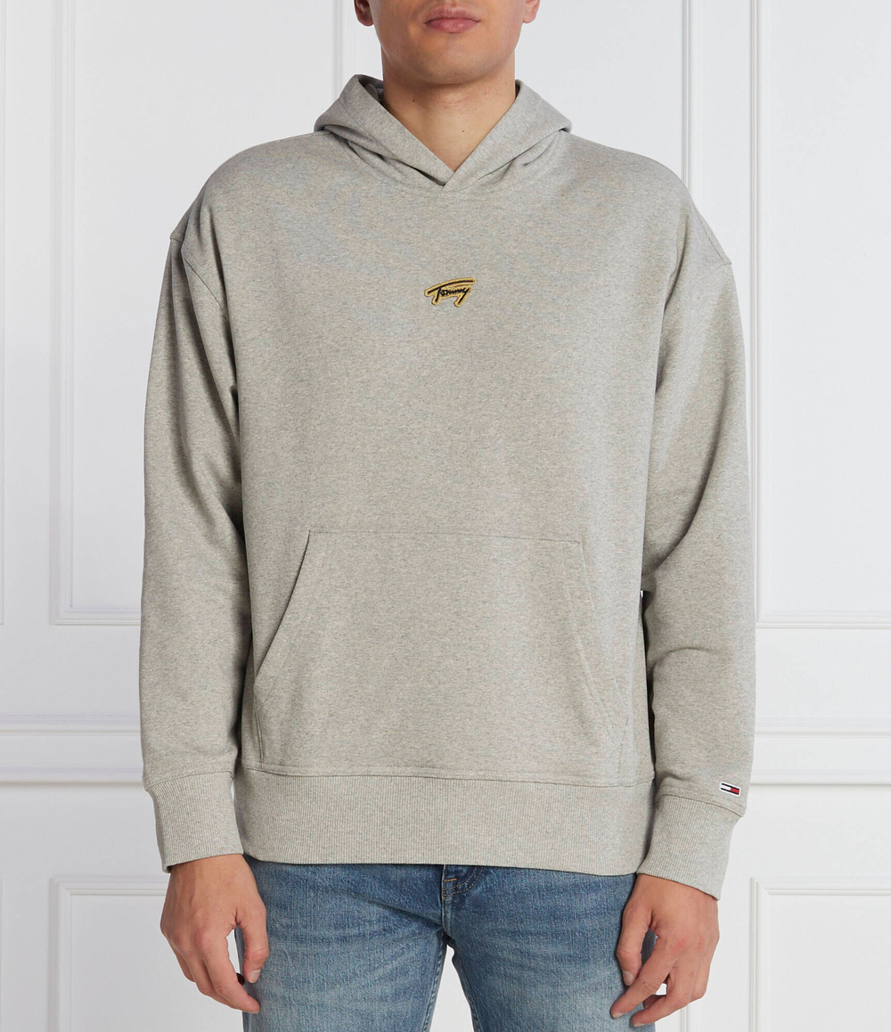 Худи SIGNATURE HOODIE Tommy Jeans - серый(DM0DM17785)