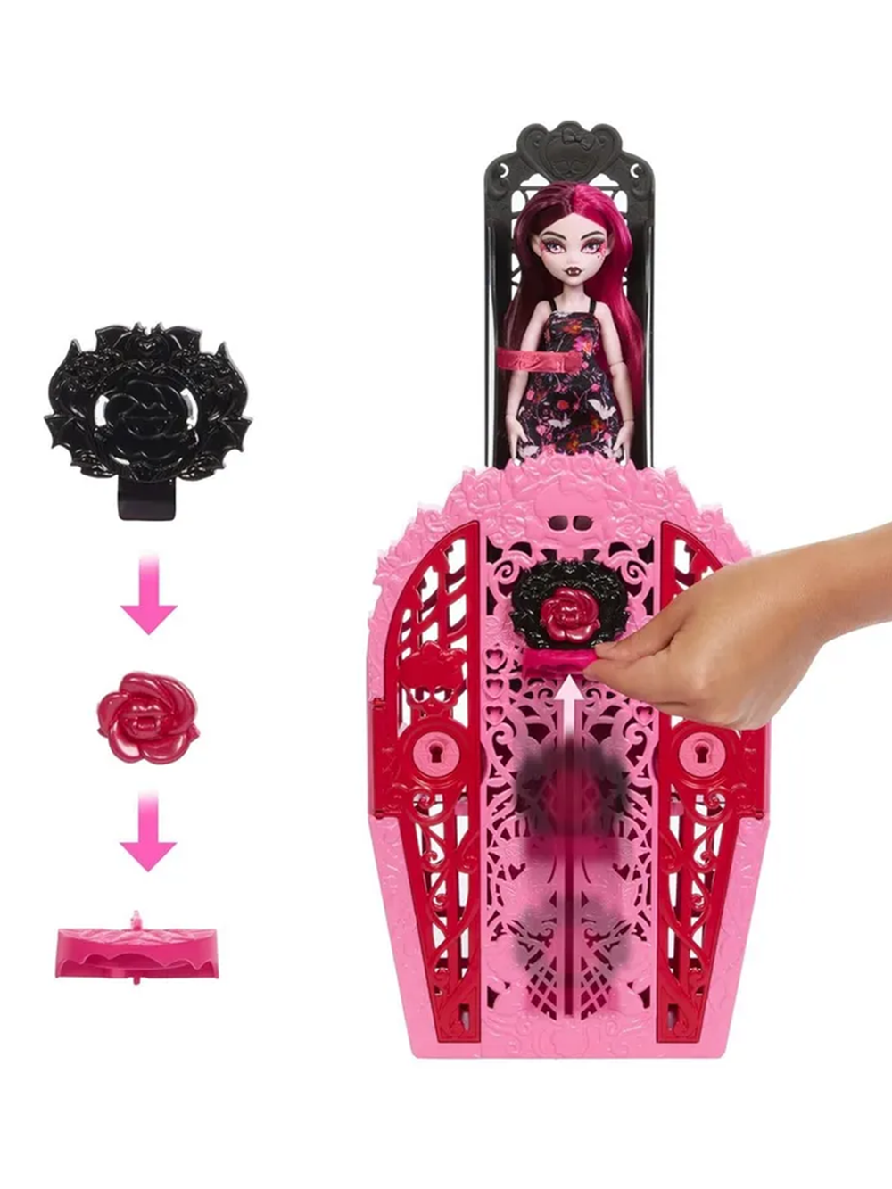 Кукла Монстер Хай Дракулаура Секреты Черепа Поколение 3 HYT72 Monster High Draculaura Secrets G3 6+