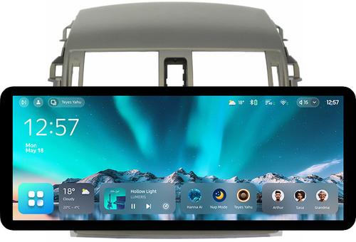 Магнитола для Toyota Corolla 150 2006-2013 (рамка тип 2) - Teyes CC4 монитор 12.3" 2K QLED + рамка 9, Android 14, Быстрейшая, Snapdragon 680, DSP, CarPlay, 4G SIM-слот