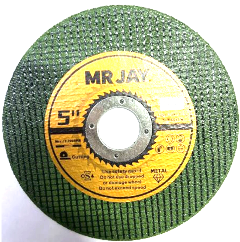 Круг отрезной по металлу абразивный, Ø 180 х 1,6 х 22 мм "MR JAY" (10/50/200)