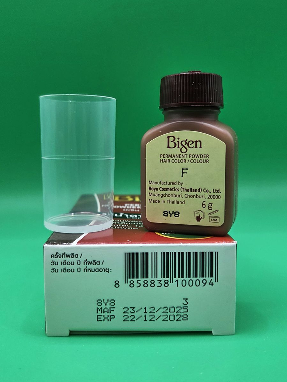 Стойкая краска для волос без аммиака и перекиси для мужчин и женщин Bigen (E Chocolate, цвет E Шоколадный)