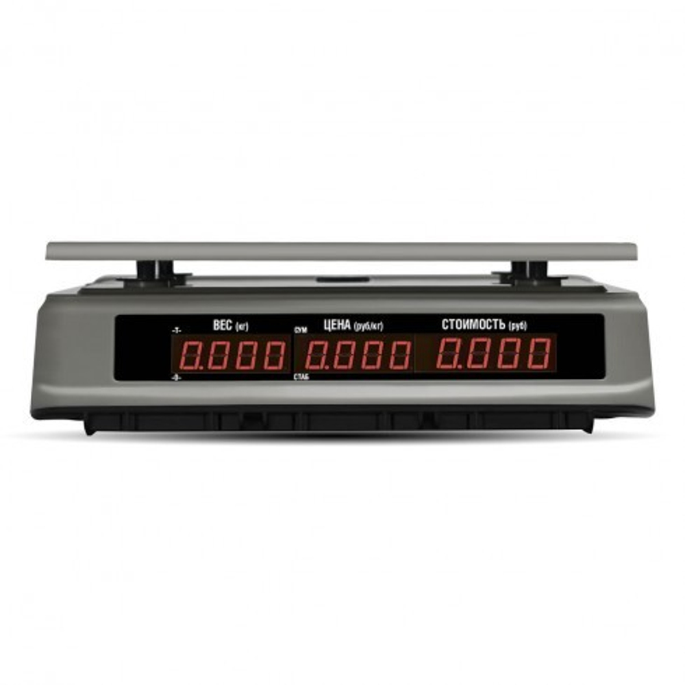 Торговые настольные весы M-ER 328 AC-32.5 TOUCH-M LED RS232 и USB