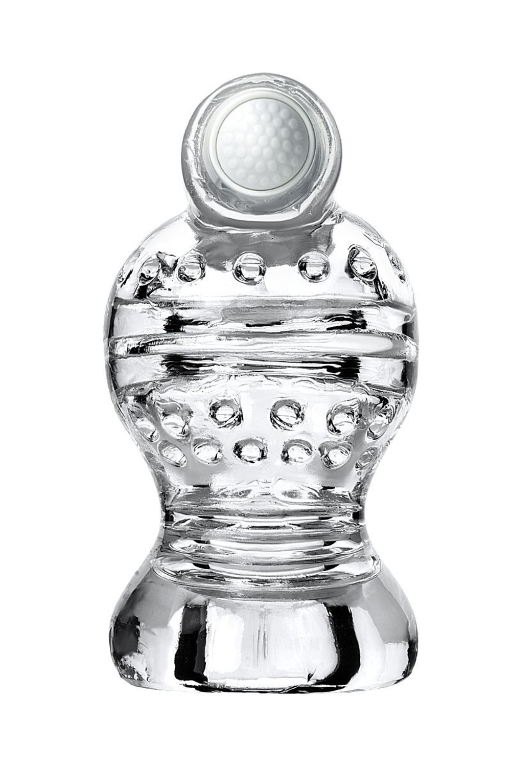 Прозрачный мастурбатор Lingam Shakti (Цвет: прозрачный)