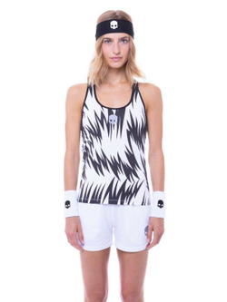 Топ теннисный Hydrogen Scratch Tank Top - white