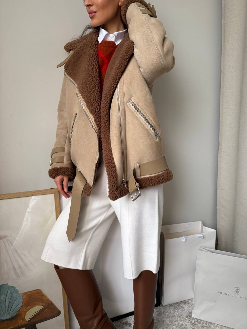 Дубленка Acne, s, оригинал