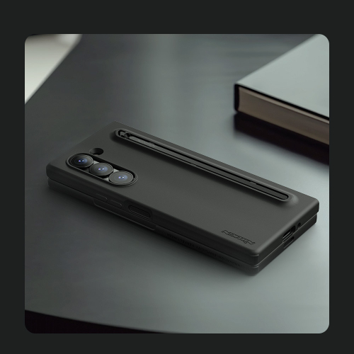 Чехол покрытый мягким жидким силиконом от Nillkin для Samsung Galaxy Z Fold 6 5G, серия Flex Pure Fold Case (в комплекте съемное перо S Pen)