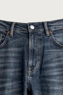 ZARA БАЗОВЫЕ ДЖИНСЫ SLIM FIT, СИНИЙ