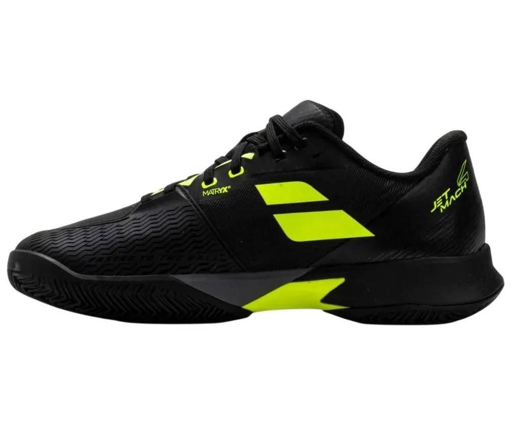 Теннисные кроссовки Babolat Jet Mach 4 Clay - black/aero