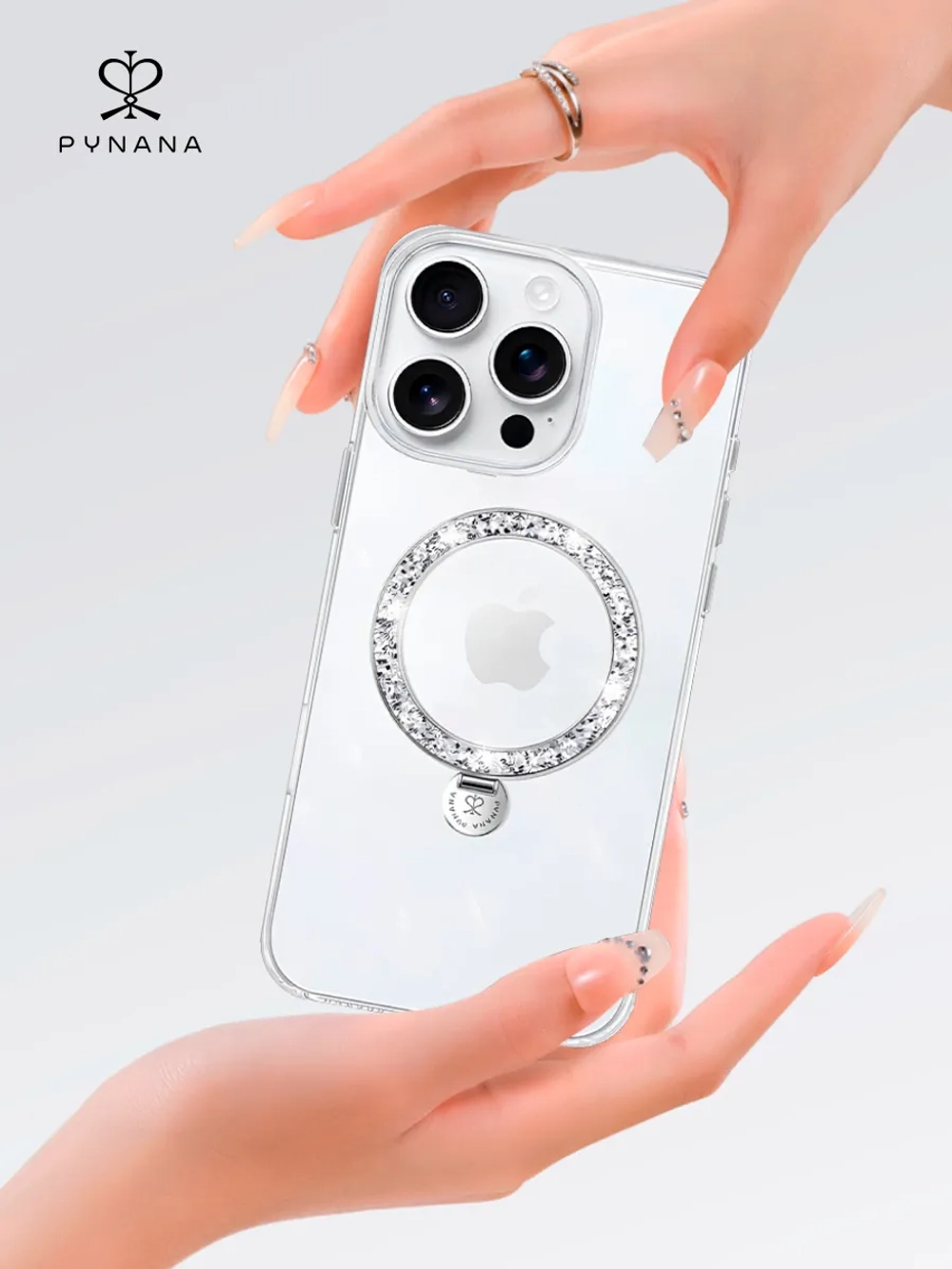 Чехол PYNANA для iPhone 16 Pro Dancing Circle Trendly