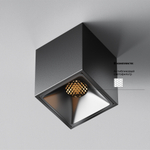 Накладной светодиодный светильник Maytoni Alfa LED C065CL-8W2.7K-SQ-B