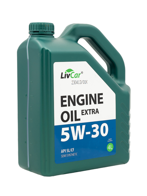 Масло моторное  полусинтетическое LIVCAR 5W30 ENGINE OIL EXTRA   4л