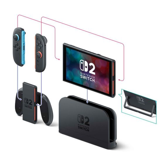 Игровая приставка Nintendo Switch 2, чёрный (Black)