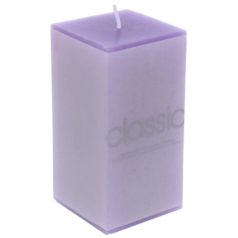 Свеча «Classic» 5*5*10см цвет лавандовый ZD-143