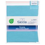 Льняная ткань 210±5 г/м², 150х140 см, №041 голубой, Gamma 5147N