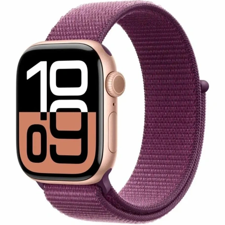 Умные часы Apple Watch S10 46 мм, Rose Gold Aluminium, Plum Sport L