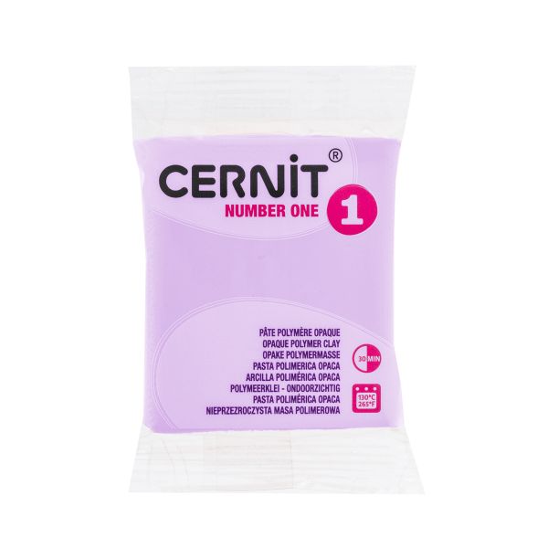 Полимерная глина Cernit №1 запекаемая, 56-62 г, 932 светло-сиреневый, CE0900056