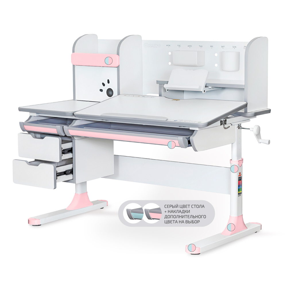 Письменный стол для школьников Ergokids Hamilton Multi BD-680