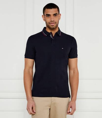 Поло Tommy Hilfiger - темно-синий(MW0MW38459)