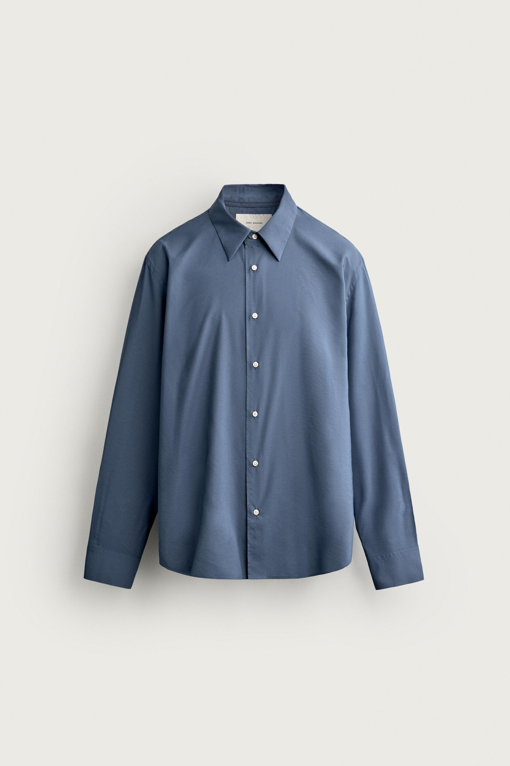 РУБАШКА RELAXED FIT ИЗ СТРУЯЩЕЙСЯ ТКАНИ — ZARA · 1103/743