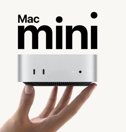Мини ПК Apple Mac Mini 2024 M4, 10C/10C, 16GB/256GB (MU9D3)