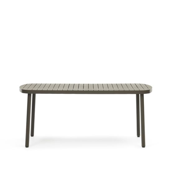 Joncols Уличный алюминиевый стол с зеленой отделкой 180 x 90 см Испания La Forma