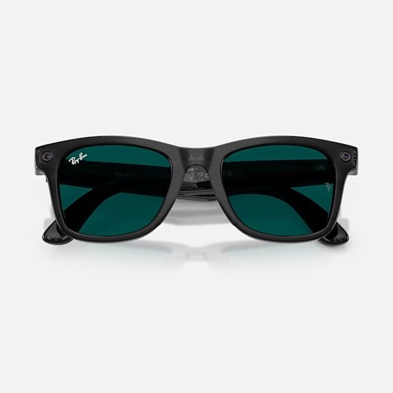 Умные очки Ray-Ban Meta Wayfarer Gen 3 Polished Transparent Black / Clear/Aquamarine Transitions, размер L (S53)