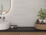 Травертин сер низ 03 / Travertine grey wall 03 300х600 (1-й сорт)