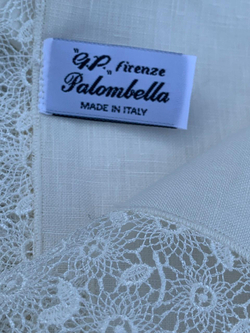 Скатерть 180x300 и 12 салфеток Palombella Guinone Elite сливочные