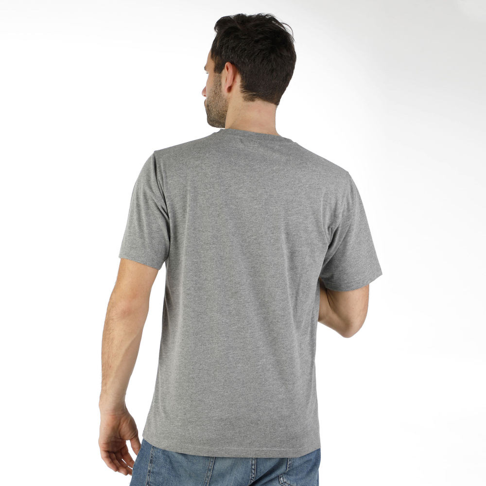Мужское теннисное поло Quiet Please Baseline Logo T-Shirt Men - Grey, White