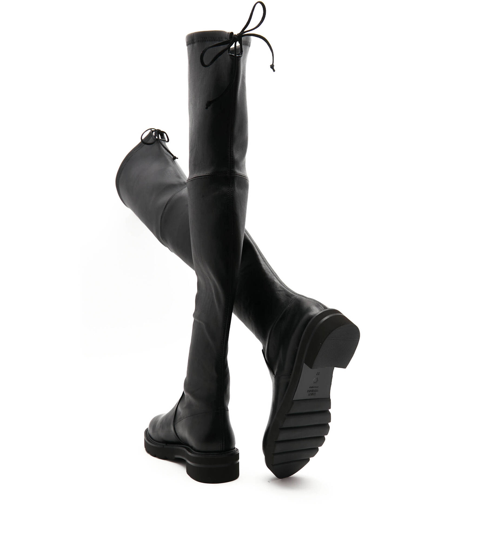 Кожаные ботфорты lowland Stuart Weitzman - черный(S5606)