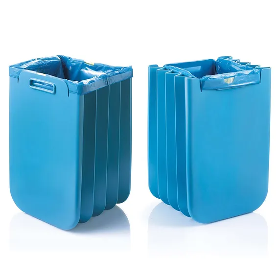 Корзина для белья складная Eco Packly голубая