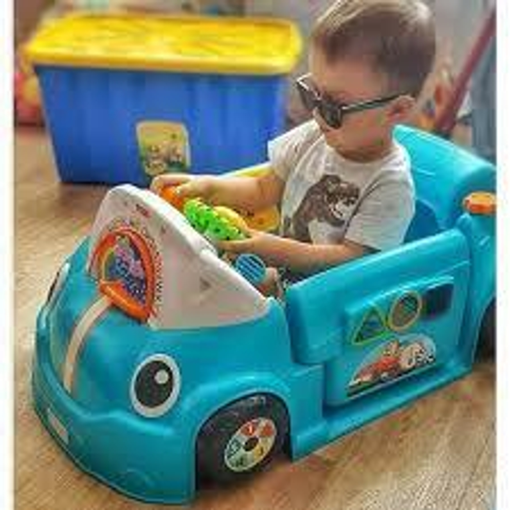 Игрушки Fisher Price Развивающий центр Моя первая машинка синяя №1 — 9-0083