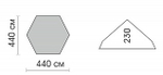 ТЕНТ TALBERG TENT 6X6 м