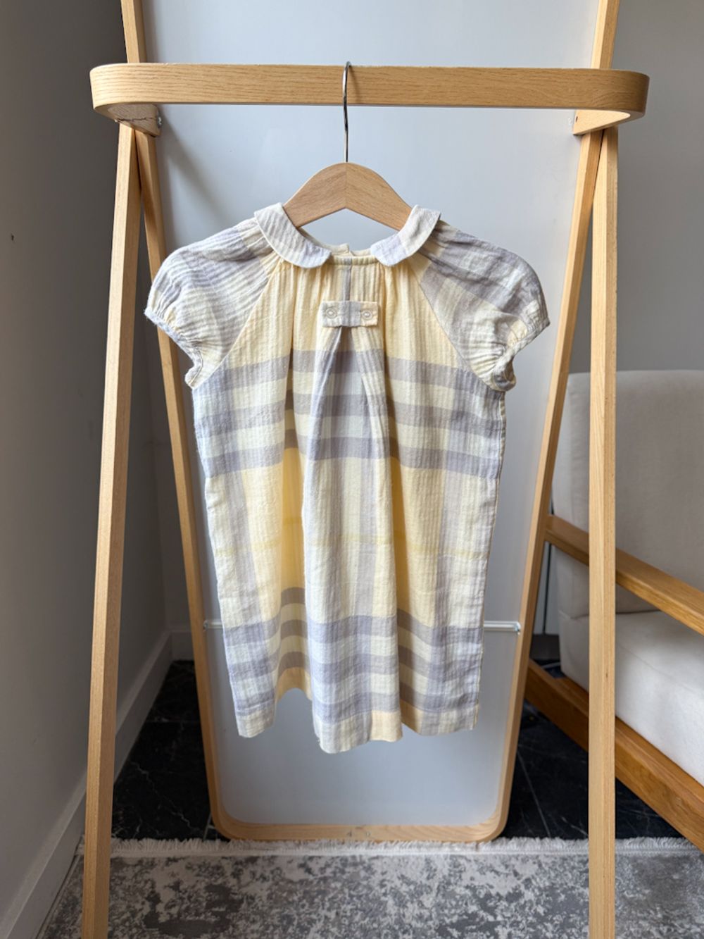 Хлопковое платье с блумерами Burberry, 92