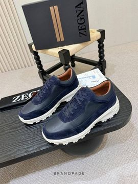Кроссовки синие от Zegna BP5-516248