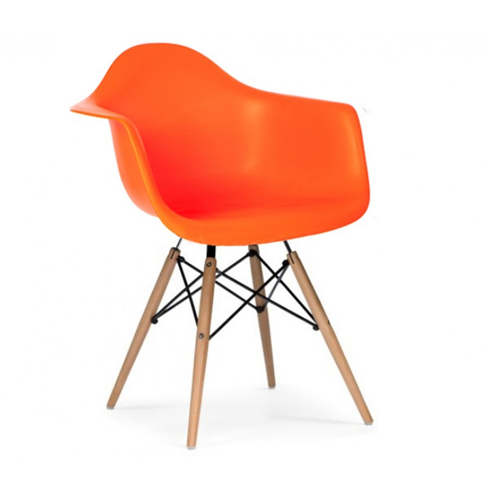 стул  EAMES DAW, оранжевый