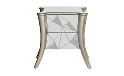 Тумба зеркальная 2 ящика Garda Decor KFC662