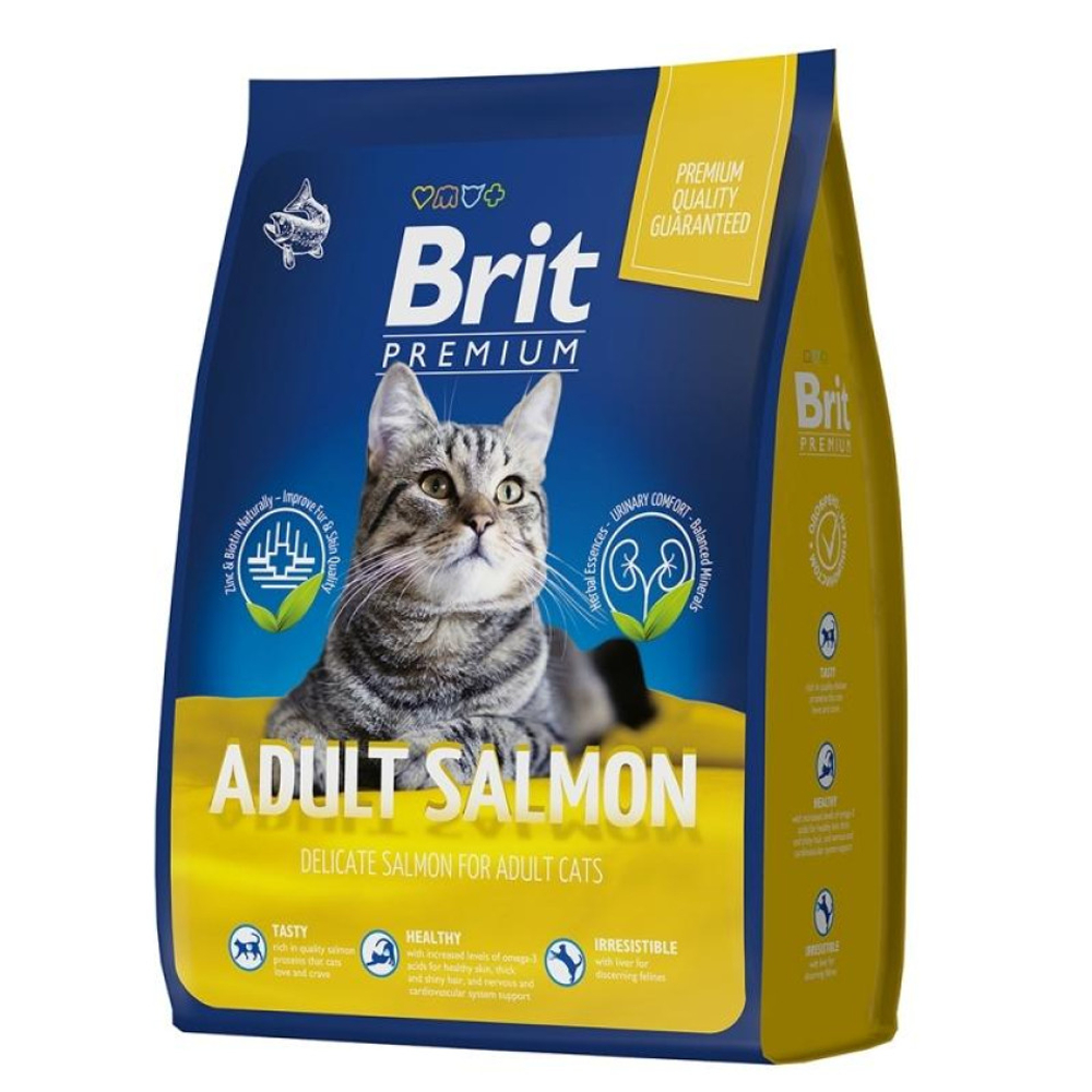 BRIT PREMIUM, Сухой корм, Лосось 400 гр.