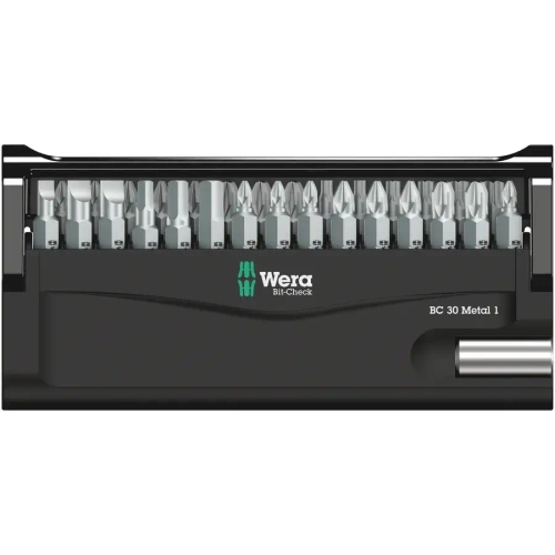 Набор бит Bit-check 30 Metal 1 WERA 05057434001