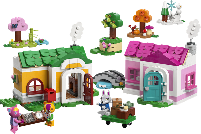 Конструктор Лего энимал кроссинг Творческие домики Сезоны веселья | LEGO Animal Crossing - 77057 814 деталей 7+