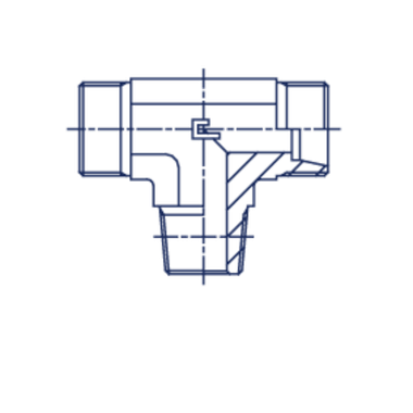 Штуцер FTC DL08 NPT 1/4 (корпус)