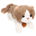 Мягкая игрушка «Кошечка» Мау, 30 см, бело-коричневая