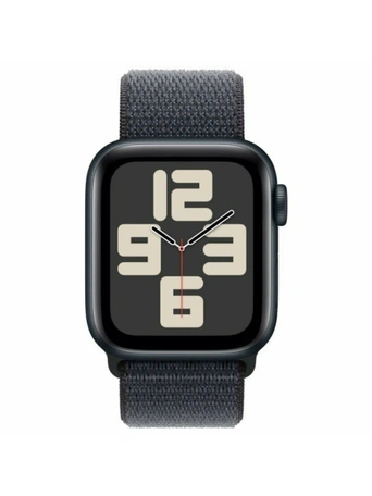 Умные часы Apple Watch SE 2024 GPS 44 мм Midnight Aluminium Case with Ink Sport Loop