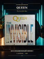 LP Queen – The Invisible Man Виниловая пластинка 12 дюймов. England 1989 год