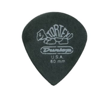 Медиаторы 12шт, 0,60мм, Dunlop 482P.60 Tortex Pitch Black Jazz III